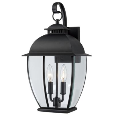 Bain Outdoor 2-Light Wall Sconce by Quoizel - Starlight Lighting USA and Canada
